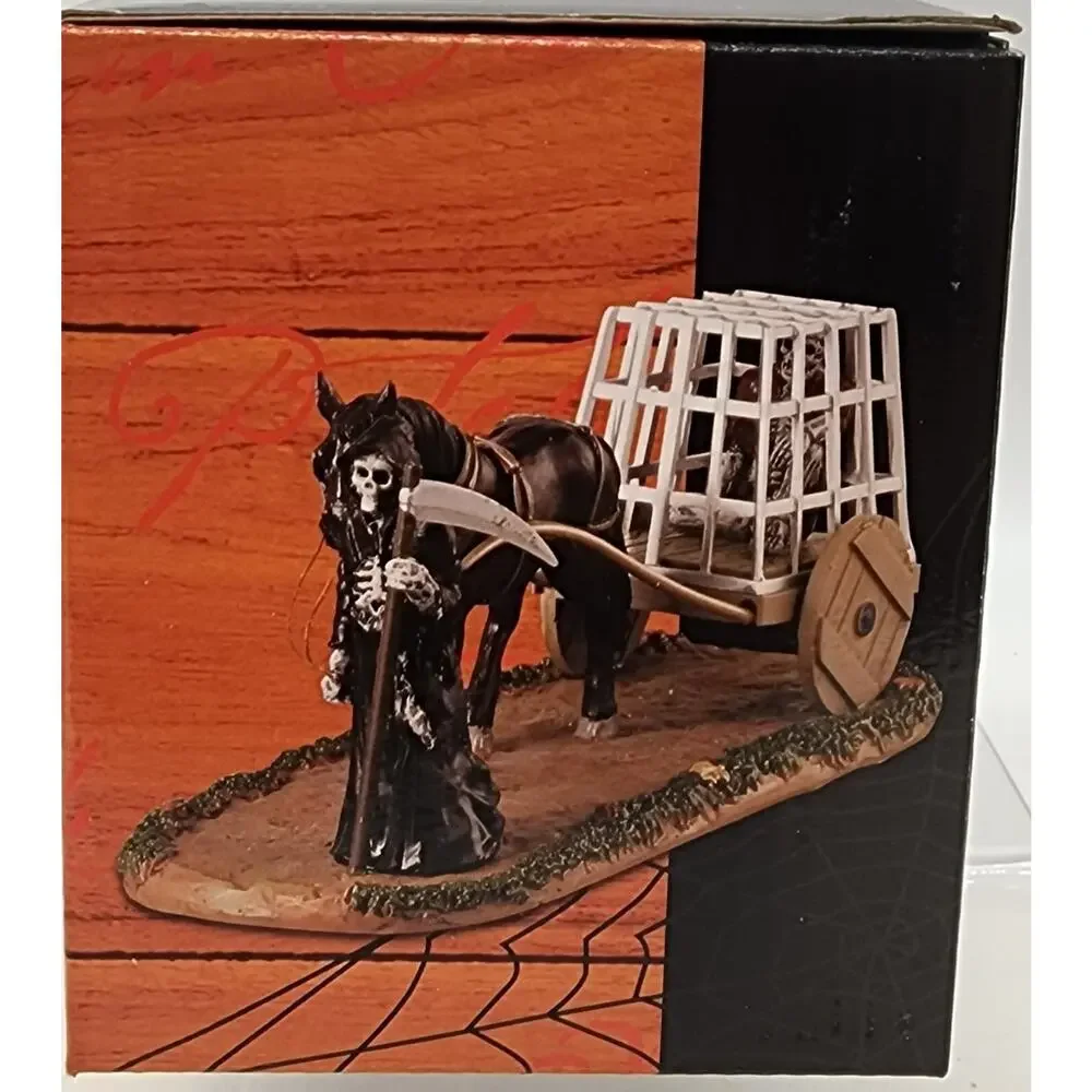 Lemax Spooky Town 2023 Dungeon Cart Halloween Table Accent 33636